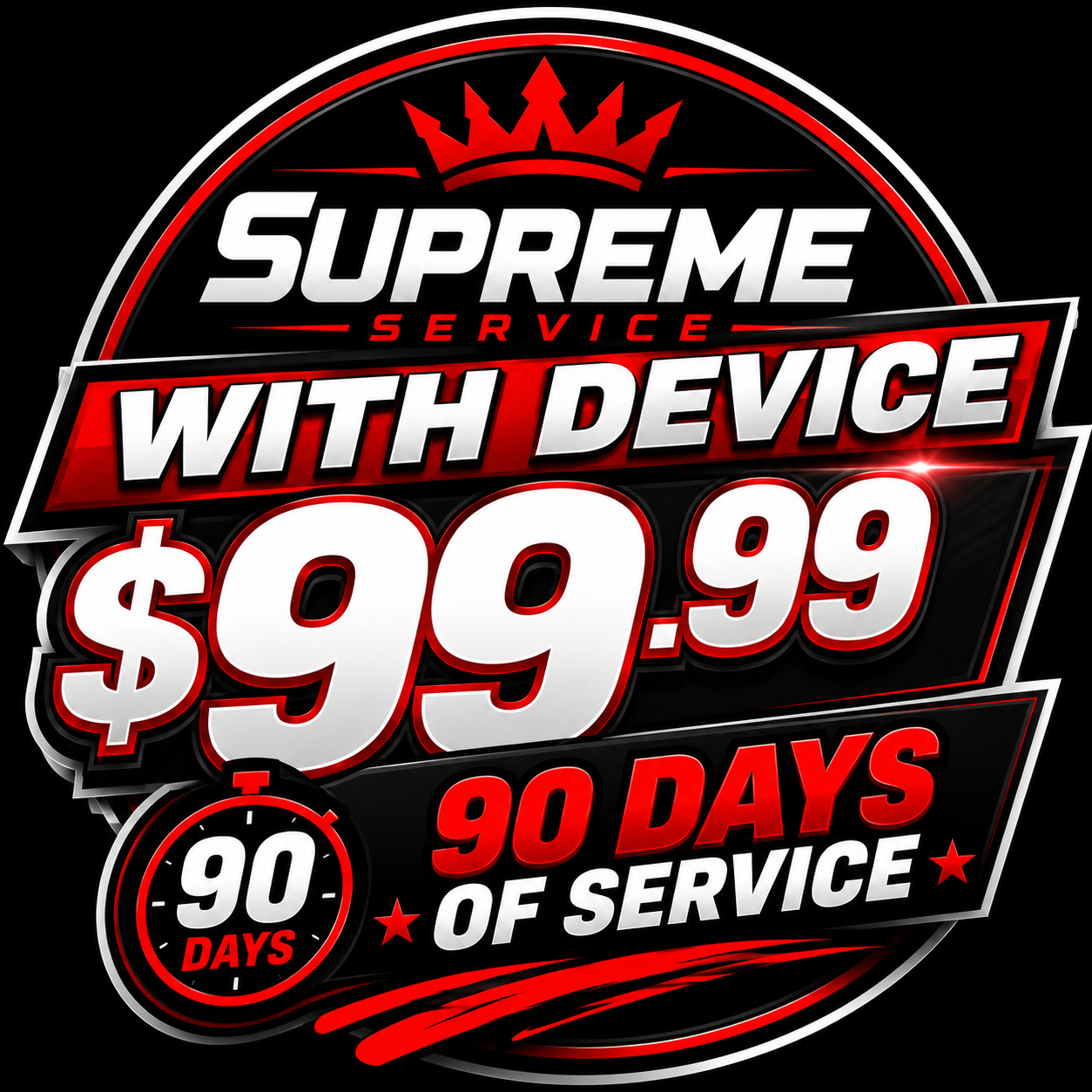 Supreme Service – 90 Day Package
